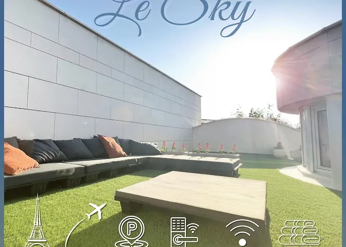 Le Sky - Penthouse De Standing Centre Orsay Paris Saclay